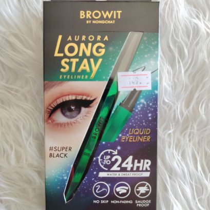 BROWIT By Nongchat Aurora Long Stay Eyeliner-Super Black