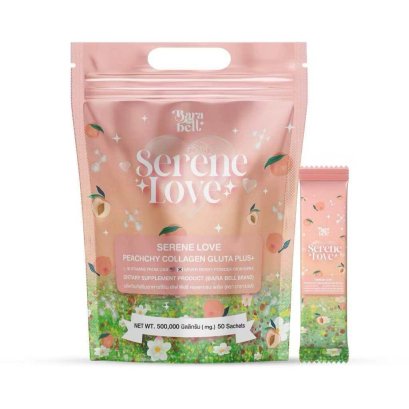 น้ำชงซีรีนเลิฟ Bara bell Serene Love peachchy collagen gluta plus+