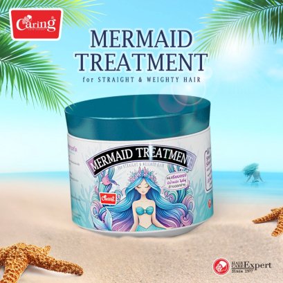 CARING Mermaid Treatment For Straight & Weighty Hair ทรีทเมนท์ 300ml