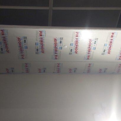 งานเปลี่ยนฝ้า ISO WALL Line B ที่ Kerry Bangpoo