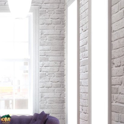 เก๋ไก๋ ด้วยวอลเปเปอร์ลายอิฐขาว