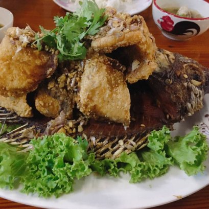 Local food at Ban Nam Sap, Kaeng Krachan District