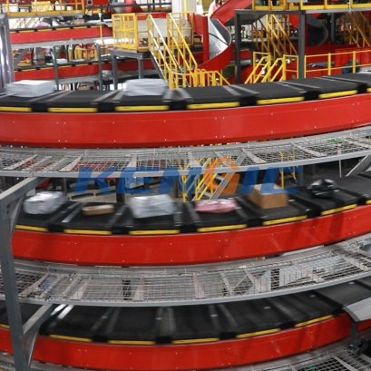 E-commerce_Multi-levels Cross-Belt Sorter CBS