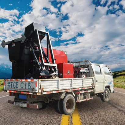 เครื่องผสมแอสฟัลต์คอนกรีต แบบผสมร้อน