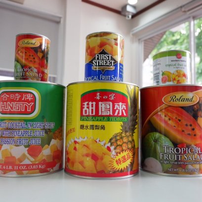 CANNED TROPICAL FRUIT COCKTAIL