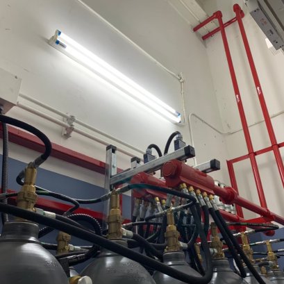 งานติดตั้งระบบดับเพลิงสารสะอาด