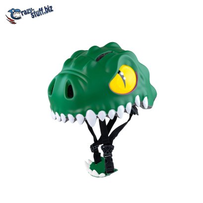 หมวกกันน็อกจักรยานสำหรับเด็ก Crazy Stuff ลายจระเข้