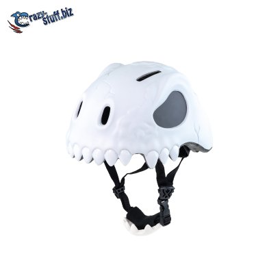 หมวกกันน็อกจักรยานสำหรับเด็ก Crazy Stuff ลายกระโหลก