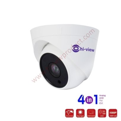 HA-614D20 กล้องวงจรปิดไฮวิว 2 ล้านพิกเซล ใช้งานภายใน (Hiview Dome Camera 2 MP 4 in 1)