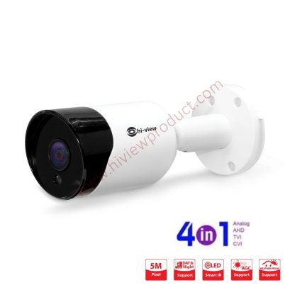 HA-554B502 กล้องวงจรปิดไฮวิว 5 ล้านพิกเซล ใช้งานภายนอกและภายใน (Hiview Bullet Camera 5 MP 4 in 1)