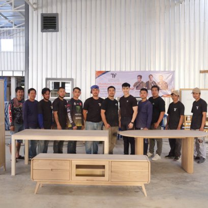 จัดอบรมพัฒนาฝีมืองานเฟอร์นิเจอร์ งานไม้และงานสี