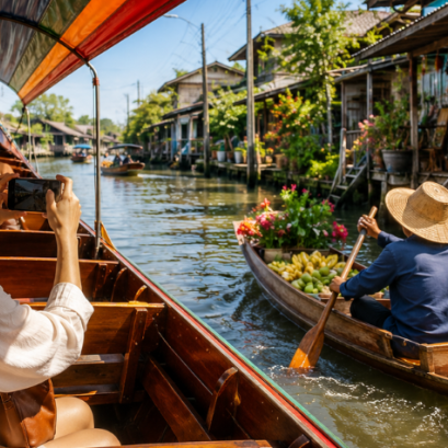 Discover the Attractions Along Bangkok Noi Canal