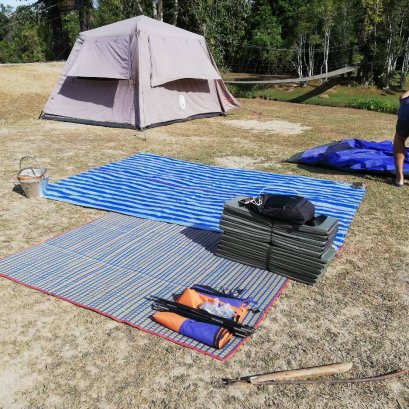 กางเต๊นท์นอน ณ ลานกางเต๊นท์ลำตะคอง อุทยานแห่งชาติเขาใหญ่