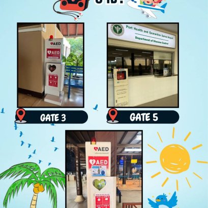 อุ่นใจทุกการเดินทางที่สนามบินสมุย ขอแนะนำอุปกรณ์ที่สำคัญ AED (Automated External Defibrillator) 