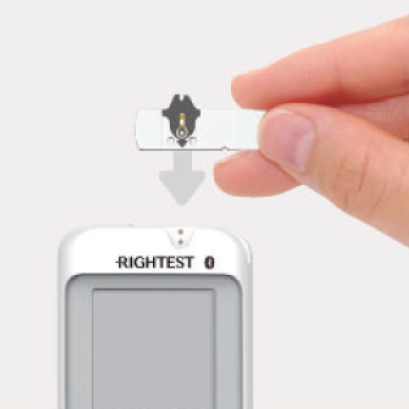 เครื่องตรวจน้ำตาลในเลือด แผ่นทดสอบ