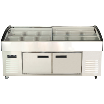 ตู้แช่ Stainless Chiller and Freezer CS-2000TL (18.4Q.)