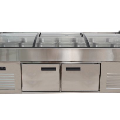 ตู้แช่ Stainless Chiller and Freezer CS-2500TL (22Q.)