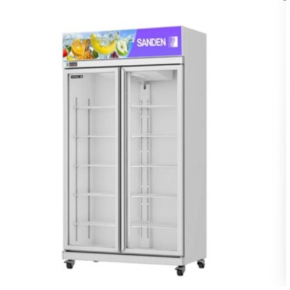 ตู้แช่เครื่องดื่ม 2 ประตู SANDEN ขนาด 27.2 คิว สีขาว [YPC-1100-WHITE]