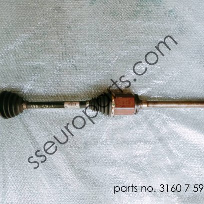 Output shaft, right 31607598028 7598028 31607619658 7598028