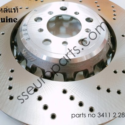 จานเบรกแบบมีช่องระบายความร้อนด้านซ้าย หมายเลขชิ้นส่วน:  34112284103 2284103