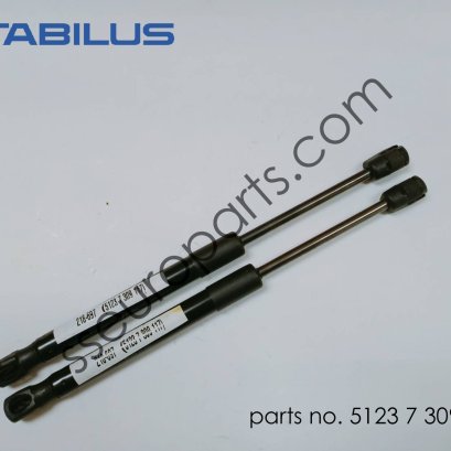 สปริงแรงดันแก๊สฝากระโปรงหน้า (สปริงยก) หมายเลขชิ้นส่วน: 51237309117 7309117 STABILUS 218-697