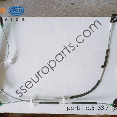 ตัวยกกระจก, ไฟฟ้า, ด้านซ้าย หมายเลขชิ้นส่วน: 51337162163 7162163 BEHR HELLA 003-80-10717