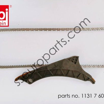 โซ่ไทม์มิ่งพร้อมรางยึด หมายเลขชิ้นส่วน: 11317605195 7605195 FEBI 44759