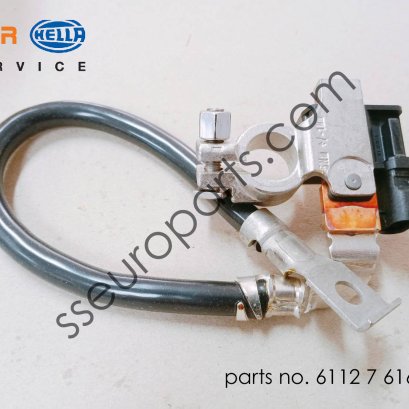 สายแบตเตอรี่ขั้วลบ IBS หมายเลขชิ้นส่วน: 61127616200 7616200 HELLA  6PK 010 562-911