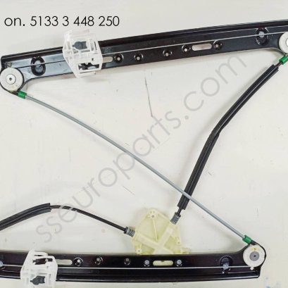 ตัวยกกระจกแบบไม่ใช้มอเตอร์,หน้าขวา หมายเลขชิ้นส่วน: 51333448250 3448250