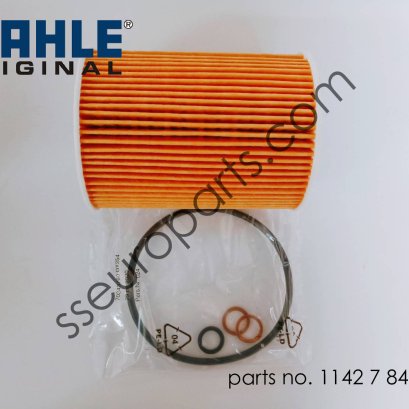 ชุดไส้กรองน้ำมันเครื่อง หมายเลขชิ้นส่วน: 11427840594 7840594 MAHLE OX 254 D2