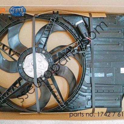Fan housing with fan Part number: 17427617609 7617609 MAHLE / BEHR CFF 403 000P