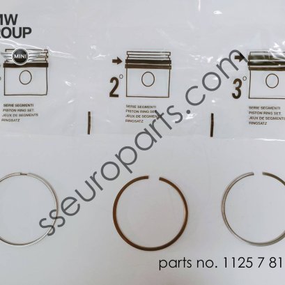 ชุดซ่อมแหวนลูกสูบ หมายเลขชิ้นส่วน: 11257812630 7812630