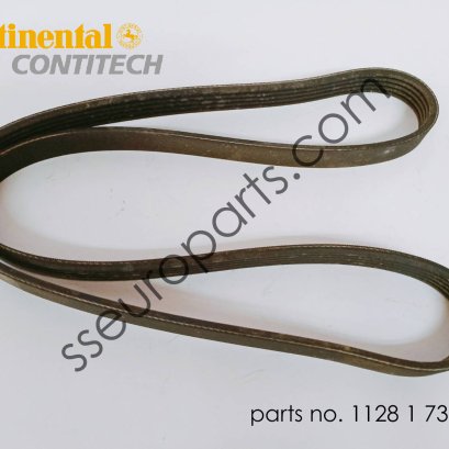 Ribbed v-belt Part number: 11281736698 1736698 , 11281736695 1736695 Continental 5PK 1165