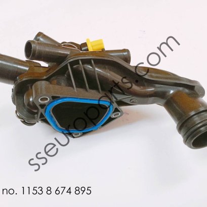 ตัวเรือนเทอร์โมสตัทพร้อมเทอร์โมสตัท หมายเลขชิ้นส่วน: 11538674895 8674895 (เทียบ)