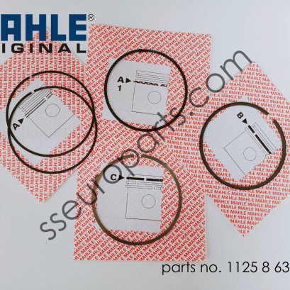 ชุดซ่อมแหวนลูกสูบ หมายเลขชิ้นส่วน: 11258637989 8637989 MAHLE 081 RS001070 N0