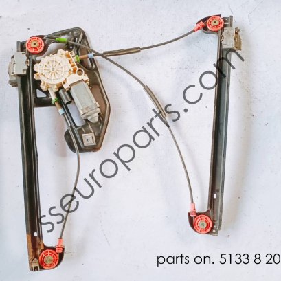 รางกระจกประตู ด้านหน้าซ้าย พร้อมมอเตอร์  51338205633 8205633