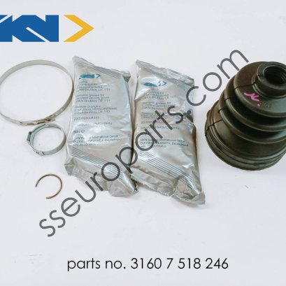 ชุดซ่อมแผ่นพับยืด ด้านใน หมายเลขชิ้นส่วน: 31607518246 7518246 GKN 304412