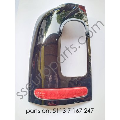 แผ่นปิดไฟท้ายพร้อมตัวสะท้อนแสงด้านซ้าย 51137167247 7167247