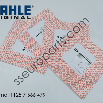 ชุดซ่อมแหวนลูกสูบ หมายเลขชิ้นส่วน: 11257566479 7566479 MAHLE 081 RS 00104 0N0