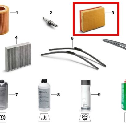 ตัวกรองอากาศ หมายเลขชิ้นส่วน: 13717619267 7619267 1371 7 619 267 Meyle
