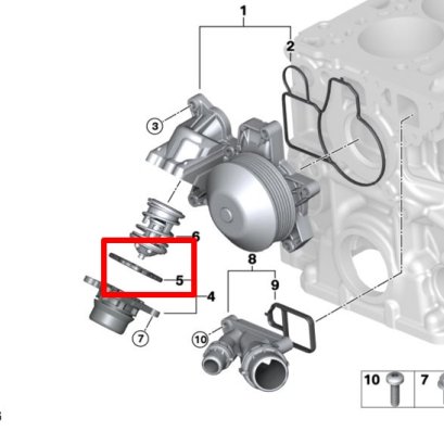 ปะเก็นโครงรอบนอก หมายเลขชิ้นส่วน: 11517806975 7806975 5147 7 320 564