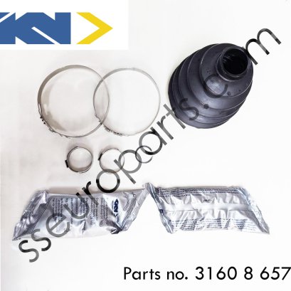 REPAIR KIT BELLOWS,EXTERIOR [9 ITEMS] Part number: 31608657723 8657723 GKN 306621