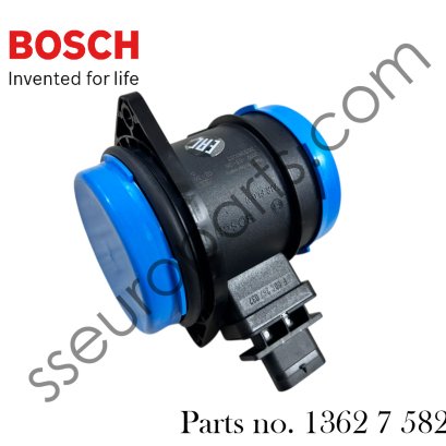 ตัววัดการไหลของมวลอากาศโดยใช้ฟิล์มร้อน หมายเลขชิ้นส่วน: 13627582553 7582553 Bosch 0280 218 228