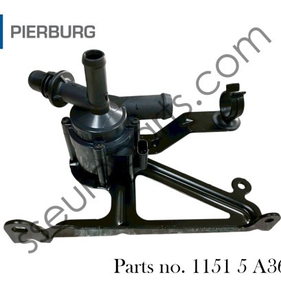 Additional/Auxiliary Water Pump Part number: 11515A36585 5A36585 11518616992 8616992 11517629918 7629918 11517600969 7600969  Pierburg 7.08692.00.0