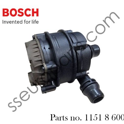 ปั๊มน้ำหล่อเย็นเสริม หมายเลขชิ้นส่วน: 11518600442 8600442 Bosch 0392 024 11C