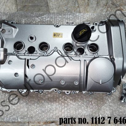 Cylinder head cover aluminum Part number: 11127646552 7646552 1112 7 646 552 MINI