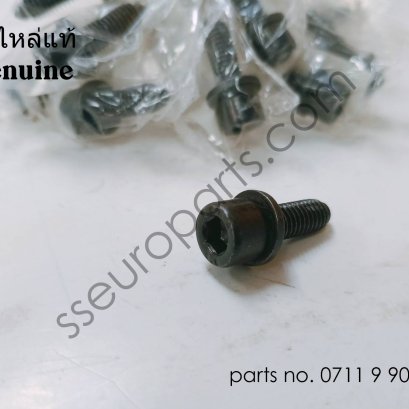 สกรูหัวทรงกระบอกพร้อมแหวนรอง หมายเลขชิ้นส่วน: 07119906086 9906086