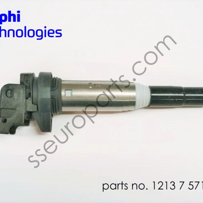 Ignition coil Part number: 12137571643 7571643 , 12138616153 8616153 , 12137594937 7594937 , 12137594938 7594938 , 1213171229 171229 , 12130390064 0390064 , 12130148594 0148594 , 12138657273 8657273 Delphi GN10571-12B7