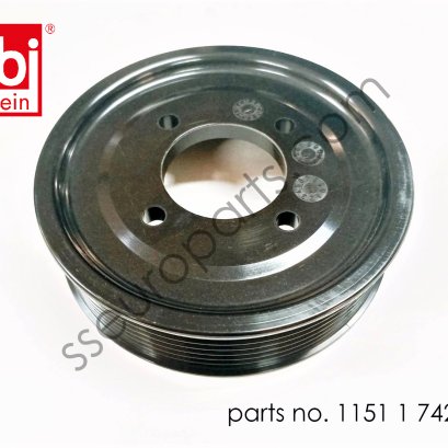 Pulley Part number: 11511742045 1742045 FEBI 38329