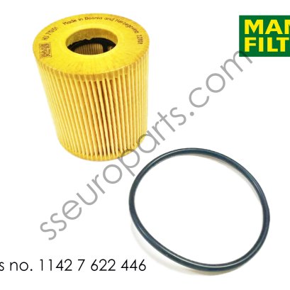 ชุดไส้กรองน้ำมันเครื่อง หมายเลขชิ้นส่วน: 11427622446 7622446 MANN FILTER HU 711/51 X